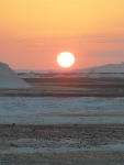 Sonnenuntergang weisse Wüste 5
